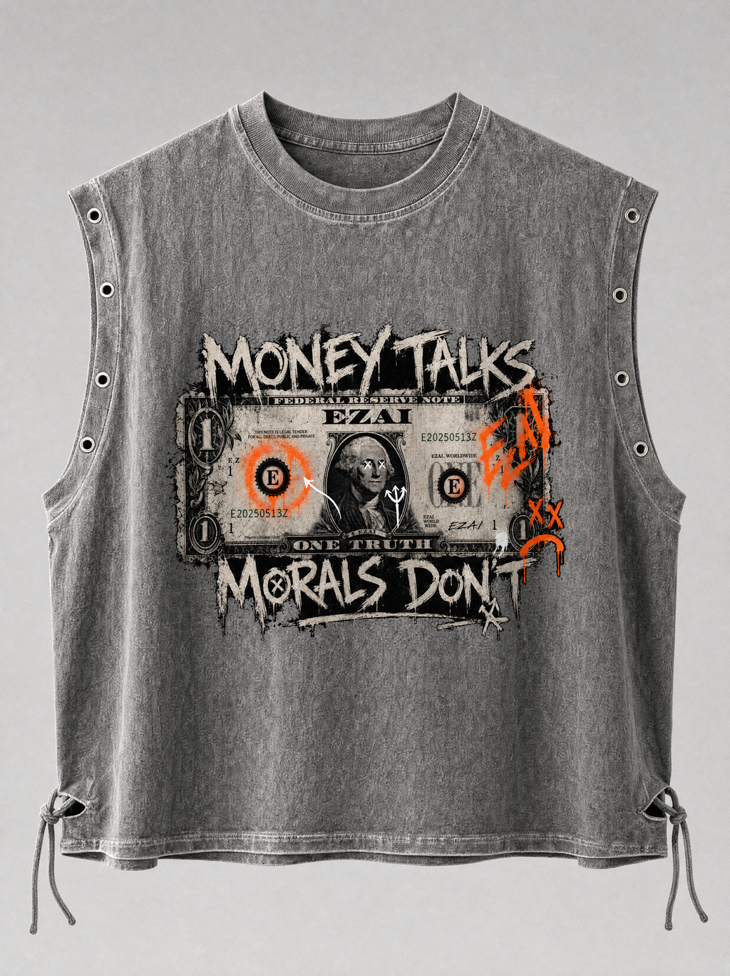 Money Talks Morals Don't Tank Top